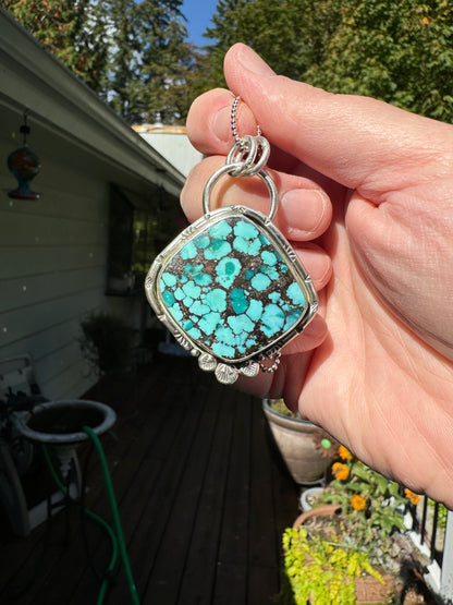 Treasure Mountain Turquoise Statement Pendant