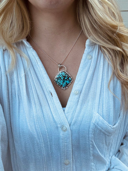 Treasure Mountain Turquoise Statement Pendant