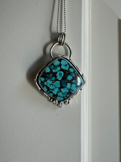 Treasure Mountain Turquoise Statement Pendant