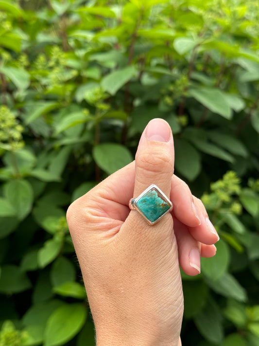 Square Turquoise Ring