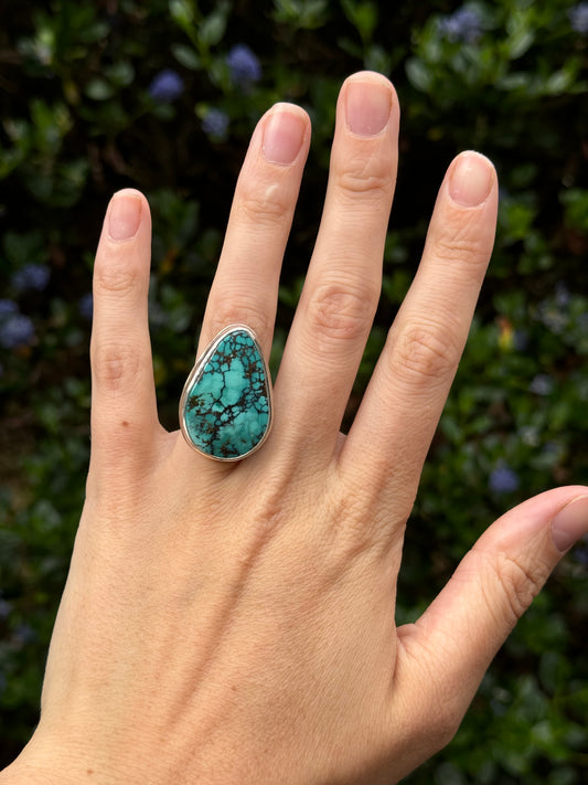 Split Band Turquoise Ring