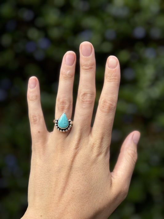 Teardrop Turquoise Ring