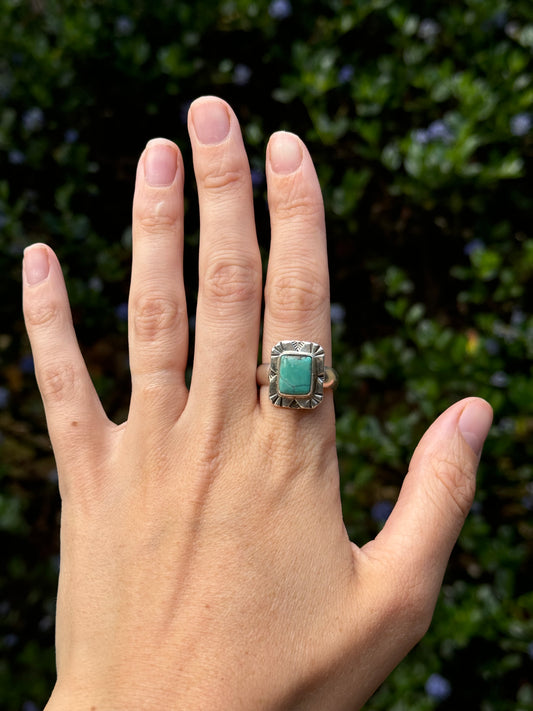 Chunky Turquoise Ring