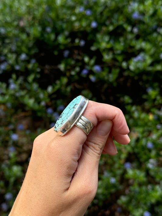 Big Chunky Turquoise Ring