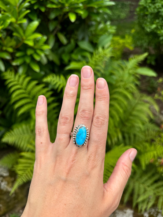 Kingman Turquoise Oval Ring