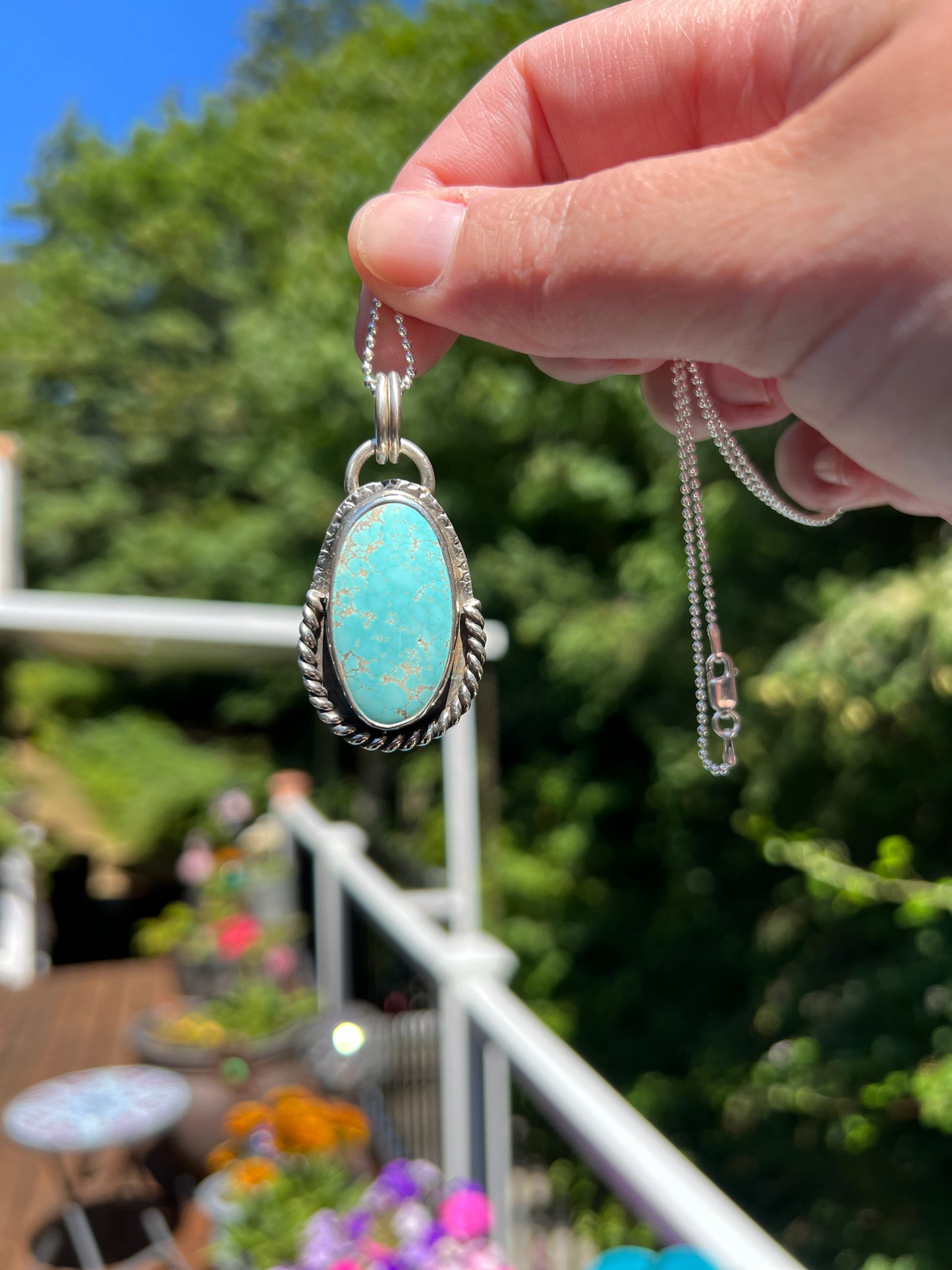 Royston Turquoise Pendant